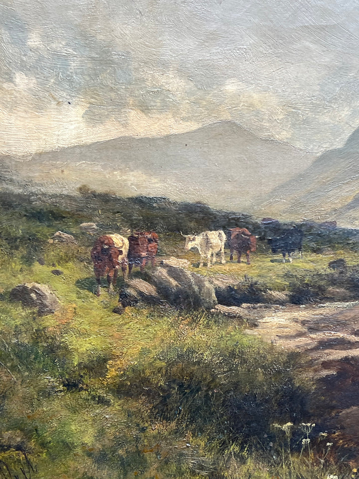 Quadro dipinto ad olio James Peel