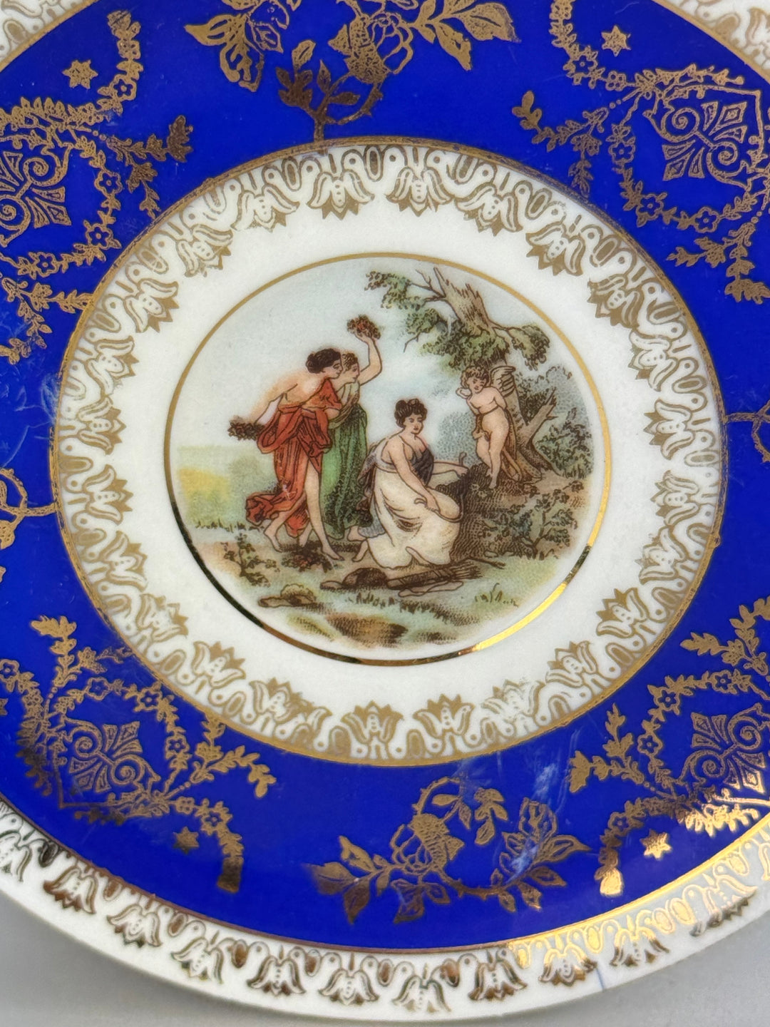 Set di 10 tazzine da caffè in porcellana Bremer & Schmidt scena galante