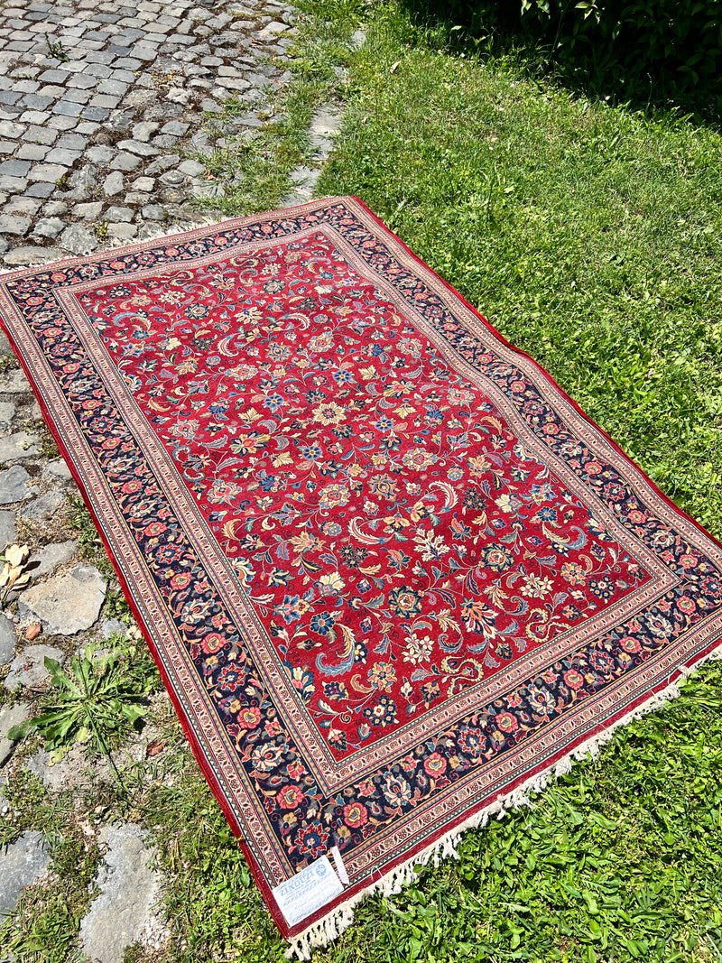 Tappeto persiano Kashan 205x132cm