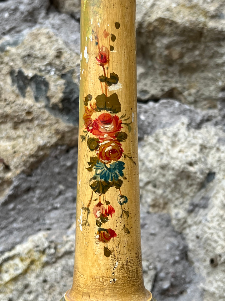 Lampada da tavolo legno dipinto