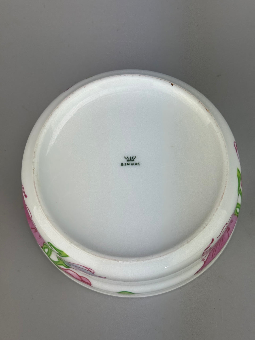 Set di 8 ciotoline Ginori in porcellana decoro floreale pisello odoroso