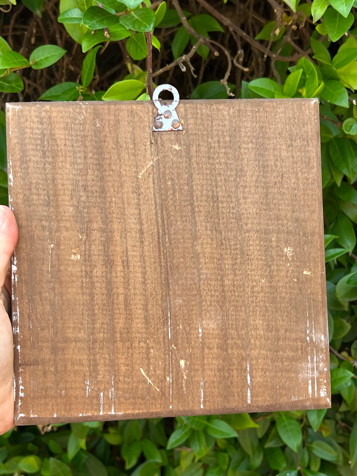 Set di 4 mattonelle in ceramica con le quattro stagioni