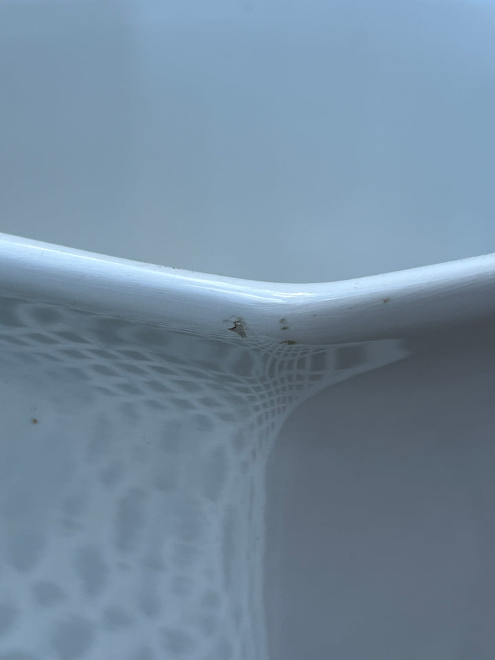 Cachepot in ceramica d’Este decoro con pomodori, anni ’80