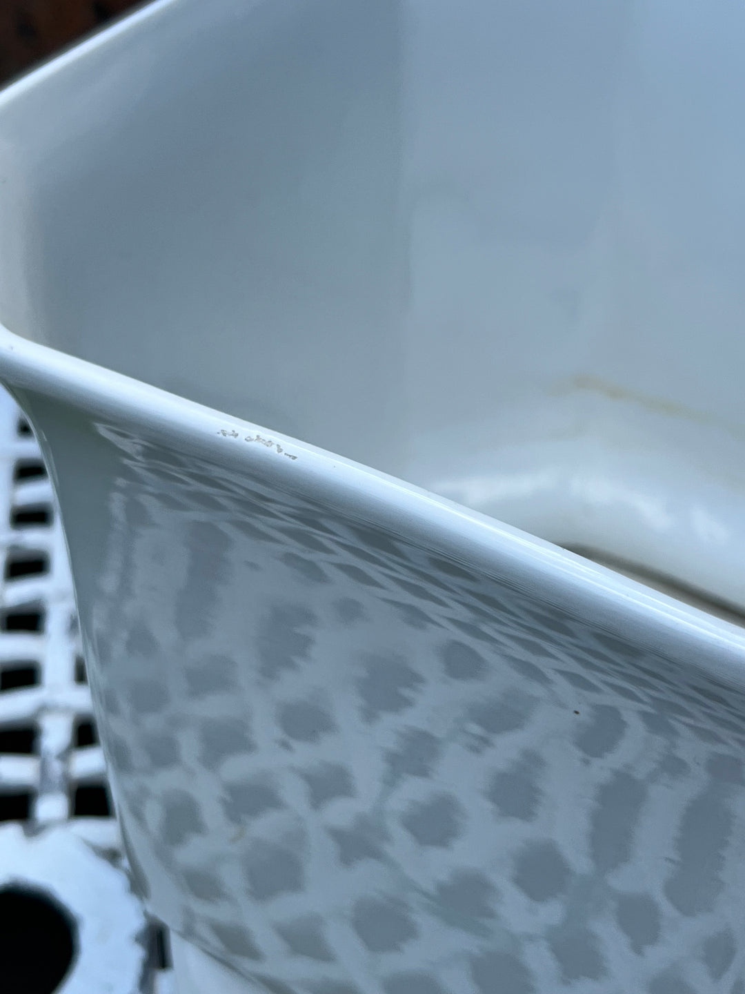 Cachepot in ceramica d’Este decoro con pomodori, anni ’80