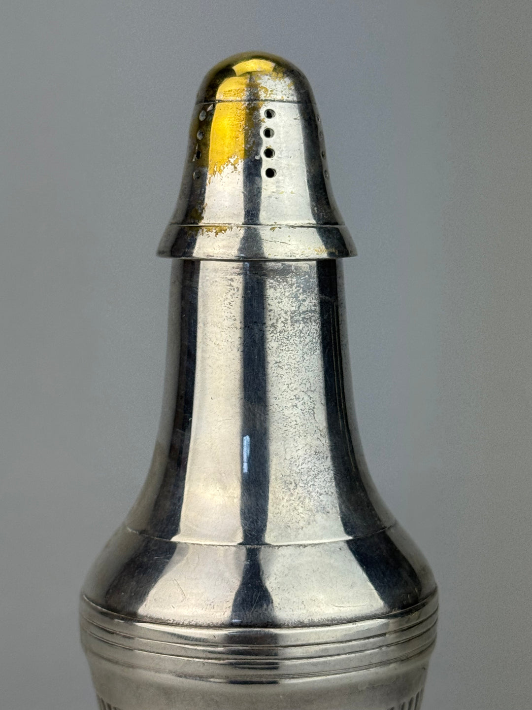 Spargizucchero inglese vintage in silverplate