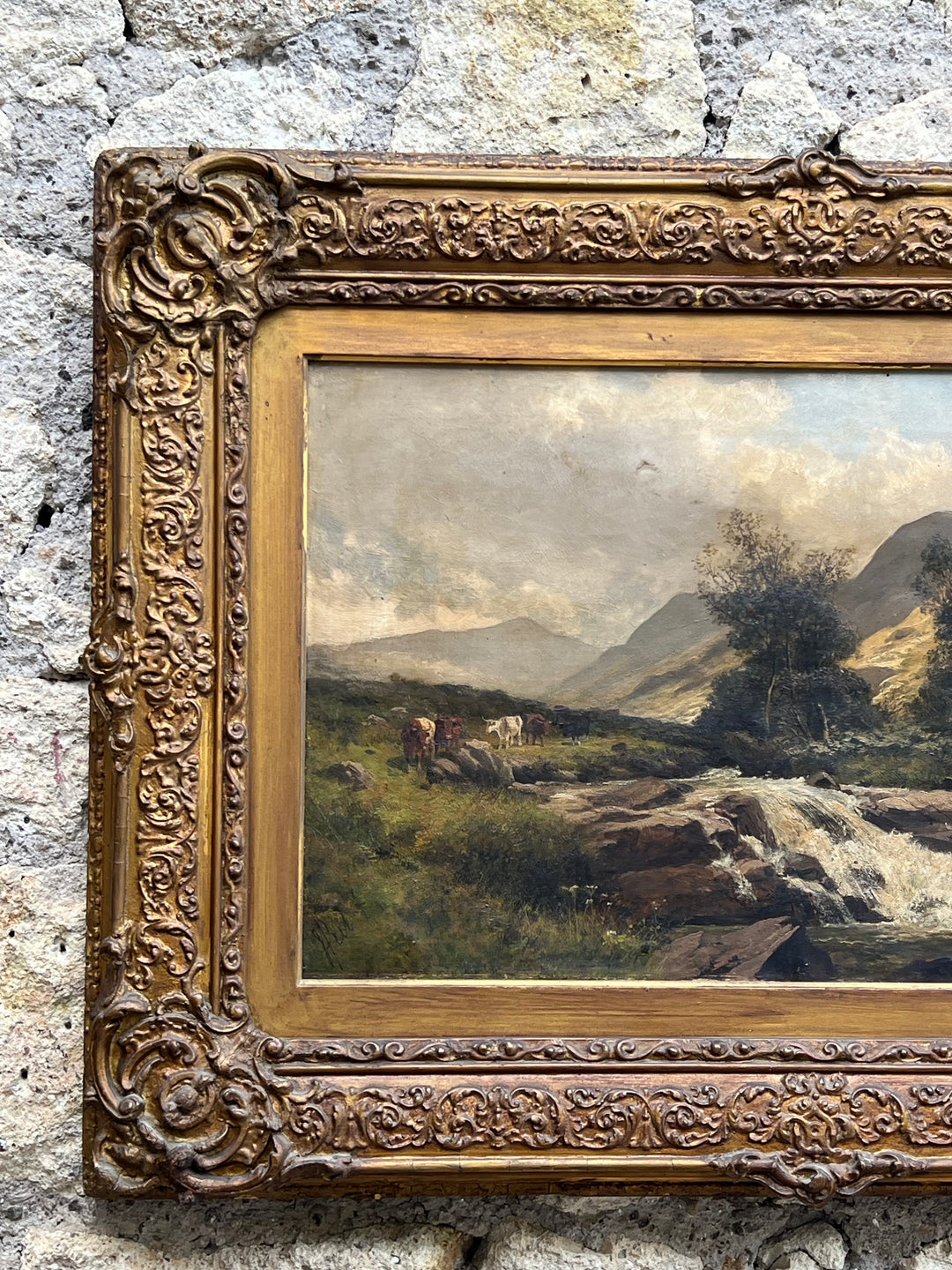 Quadro dipinto ad olio James Peel