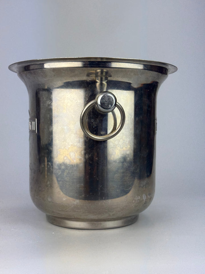 Secchiello ghiaccio Martini vintage in acciaio inox Made in Italy