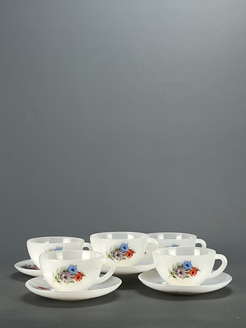 Set tazze da tè cinque persone Arcopal