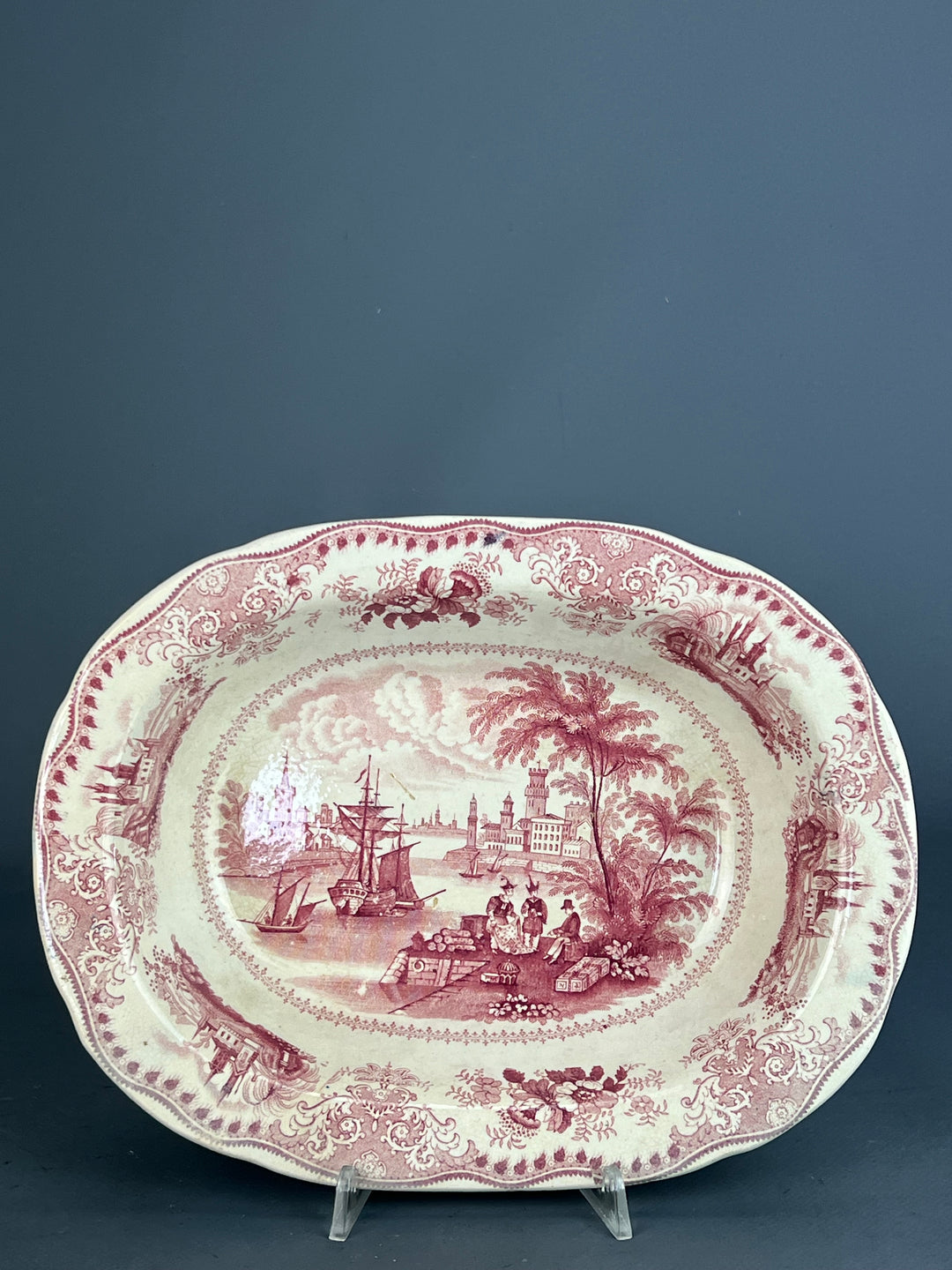 Antico Piatto da portata ceramica olandese