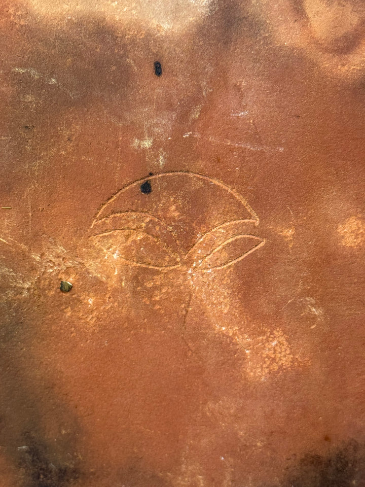 Pirofila in terracotta con manici vintage produzione artigianale