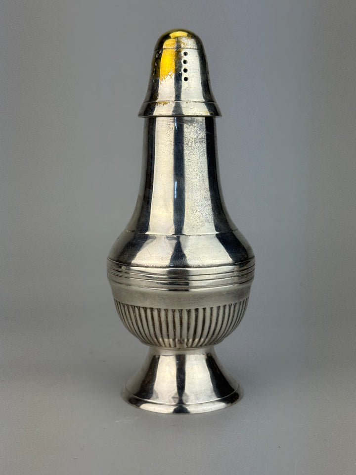 Spargizucchero inglese vintage in silverplate