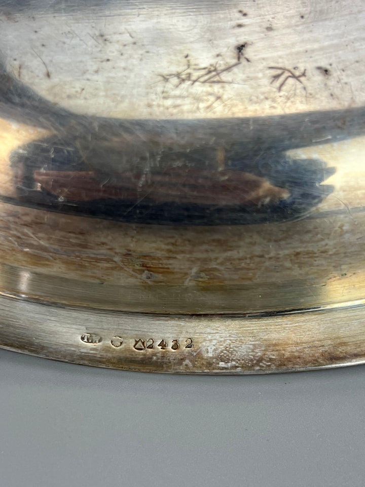 Legumiera silverplated lavorato vintage