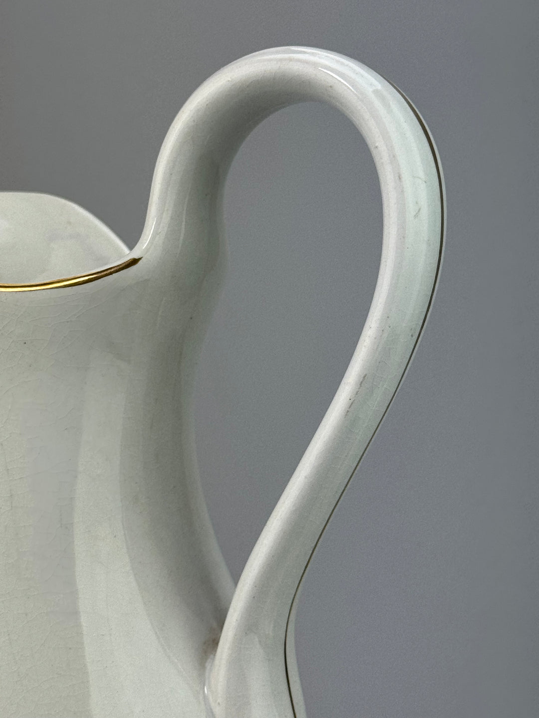 Brocca in ceramica dipinta a mano Società Ceramica Lombarda Milano