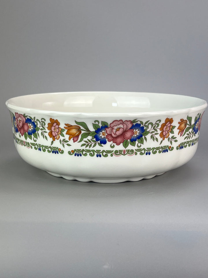 Set Macedonia Pontesa – Decoro "Rosaleda", 14 Pezzi in Porcellana Decorata