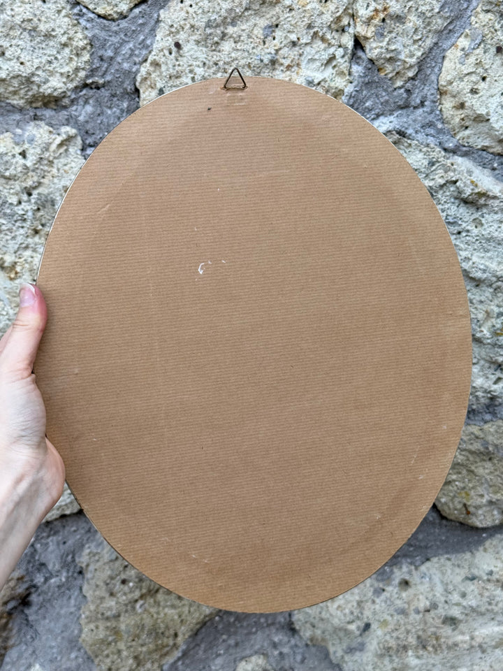 Stampe con Putti in Cornici Ovali Dorate Scene Allegoriche Classiche