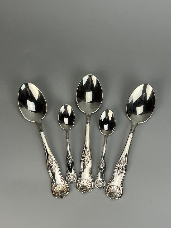 Servizio posate sei persone silverplate