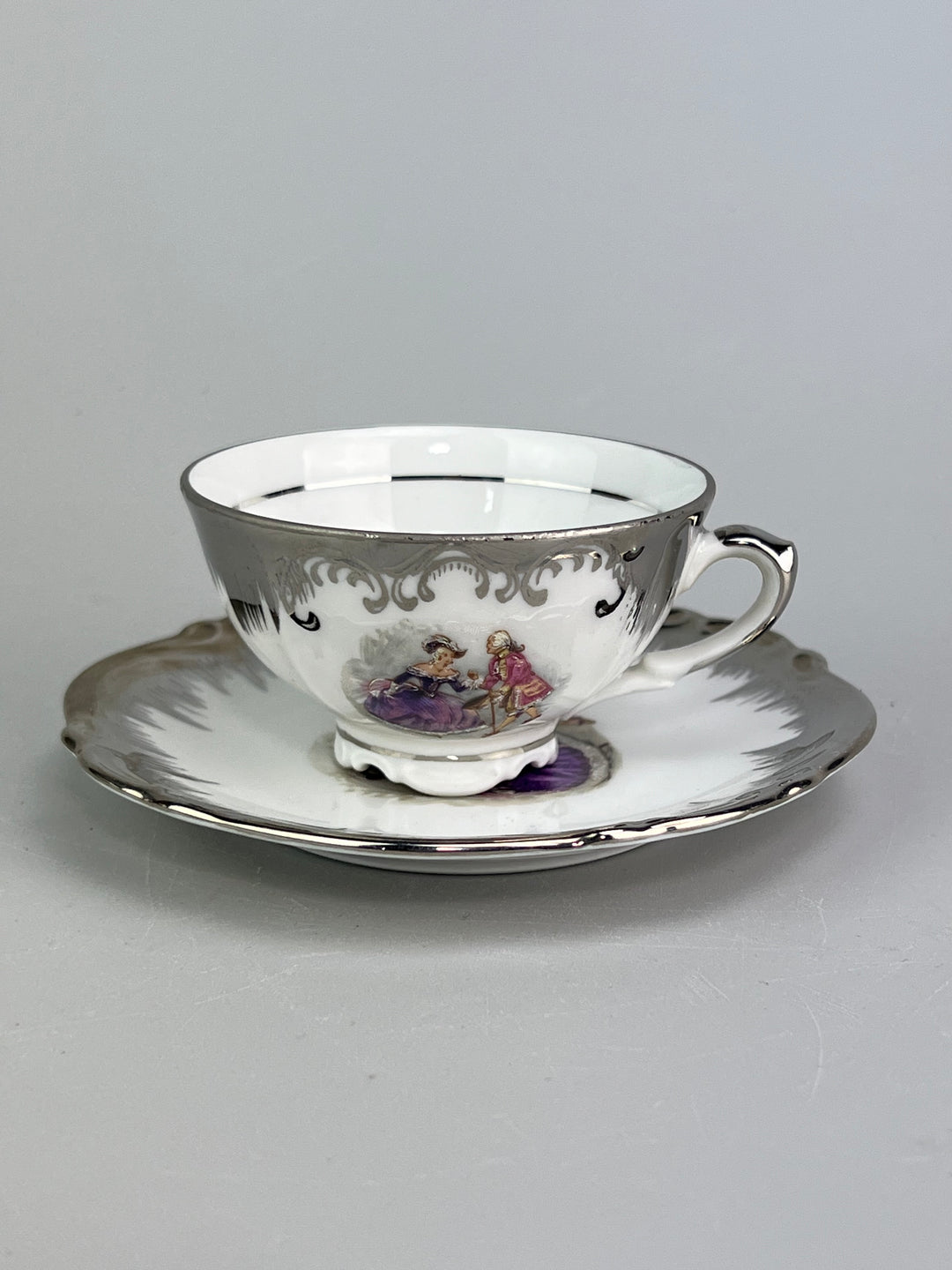 Servizio da caffè Bavaria da dodici persone decoro argentato