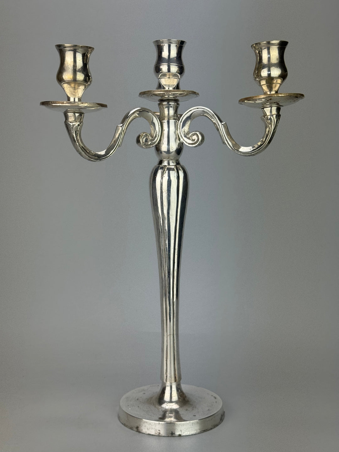 Candelabro Silverplated a 4 Fiamme King's House Sheffield Collection