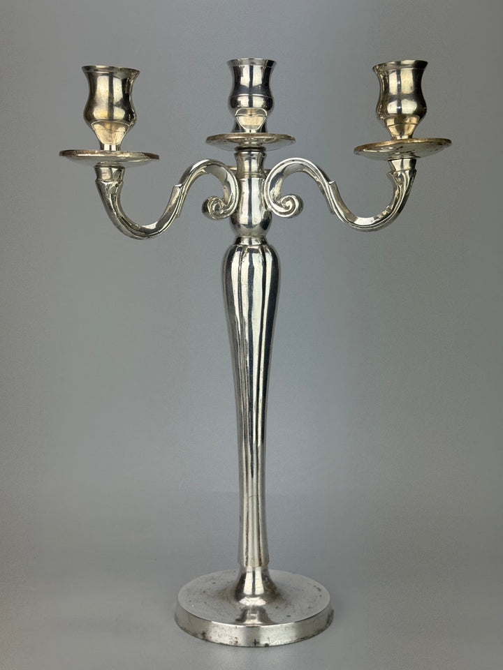 Candelabro Silverplated a 4 Fiamme King's House Sheffield Collection