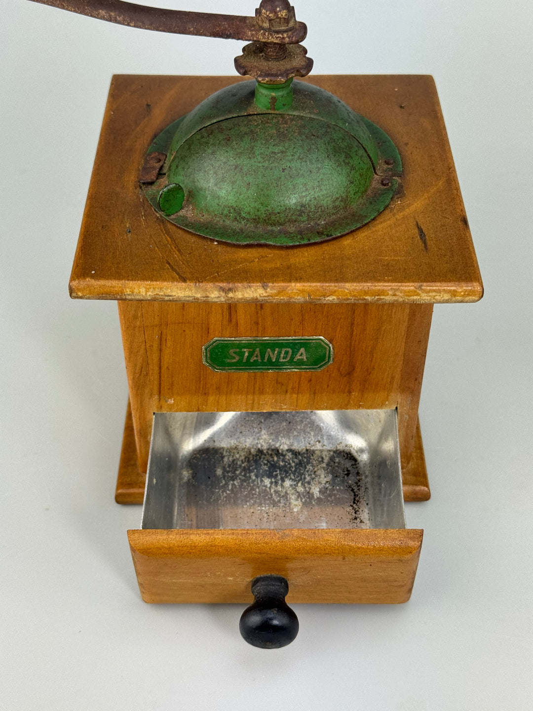 Macina caffè manuale in legno vintage