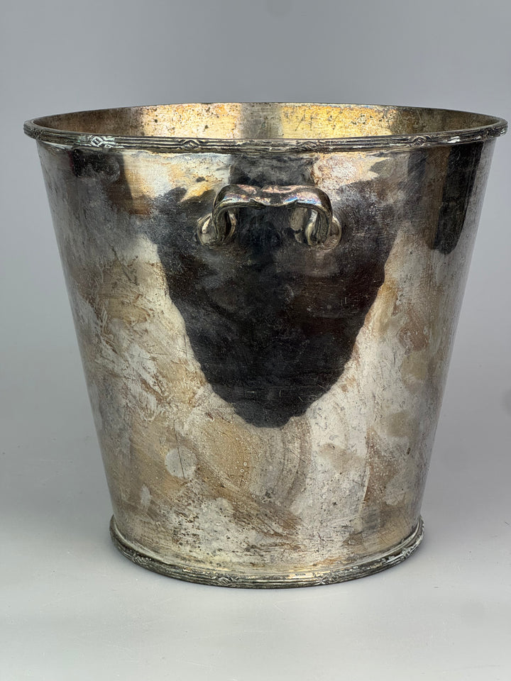 Secchiello ghiaccio vintage Royal Queen Sheffield Caffè Martini Rossi Roma Altezza 22,5 cm
