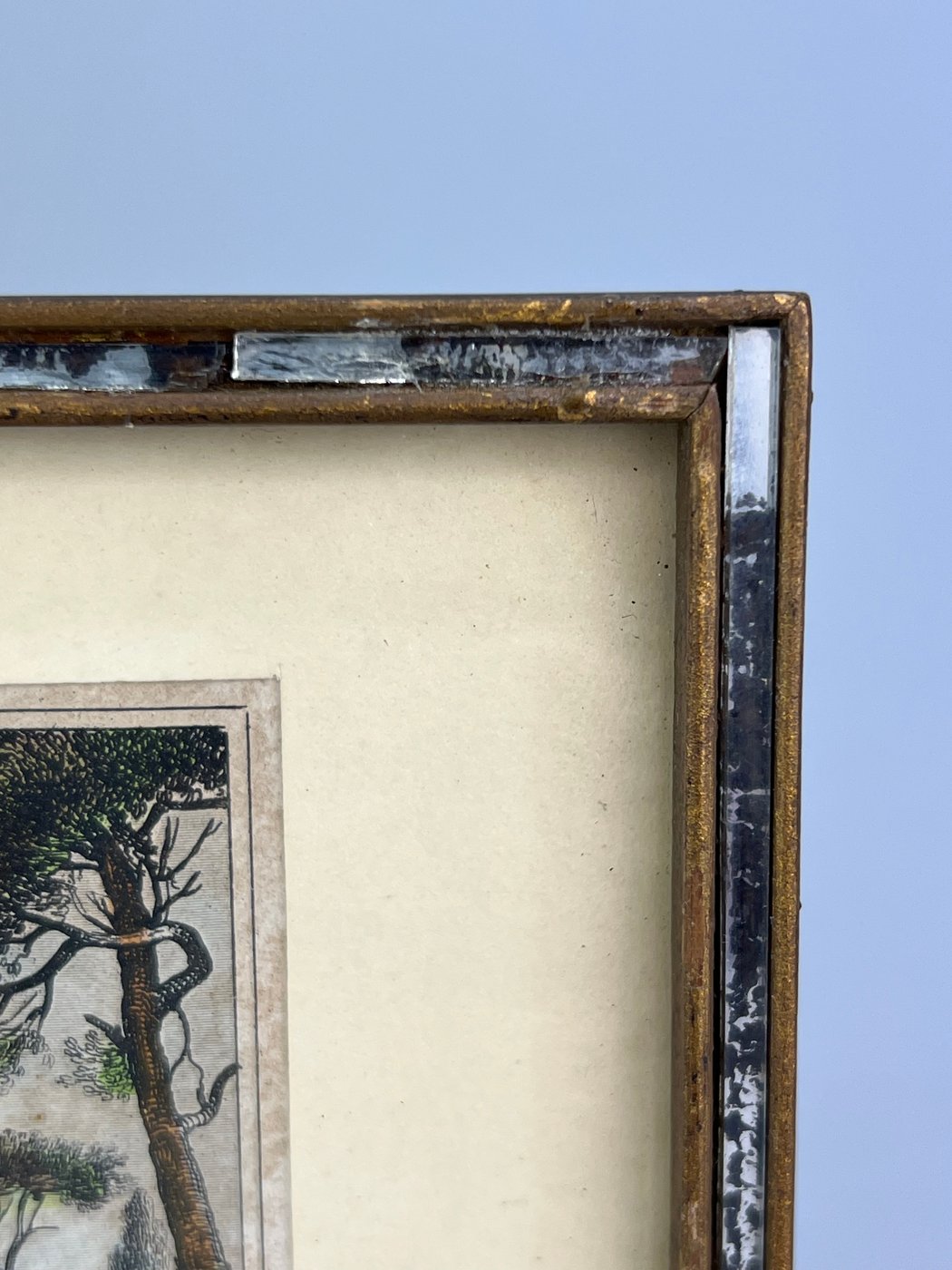 Set di 4 incisioni Roma antica colorate a mano XIX secolo