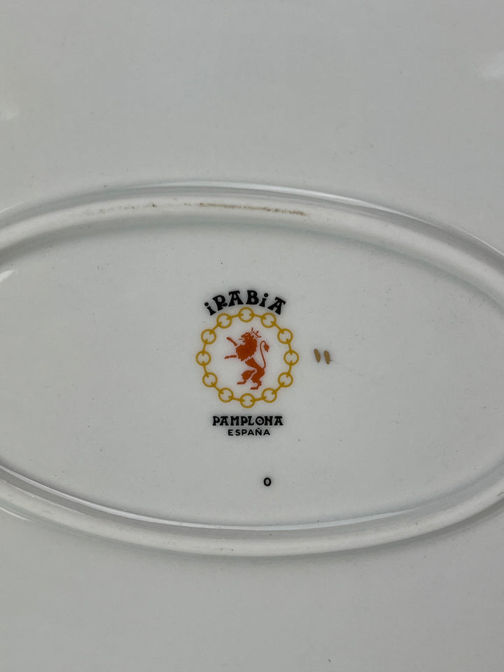 Servizio di piatti dodici persone Irabia decoro dorato