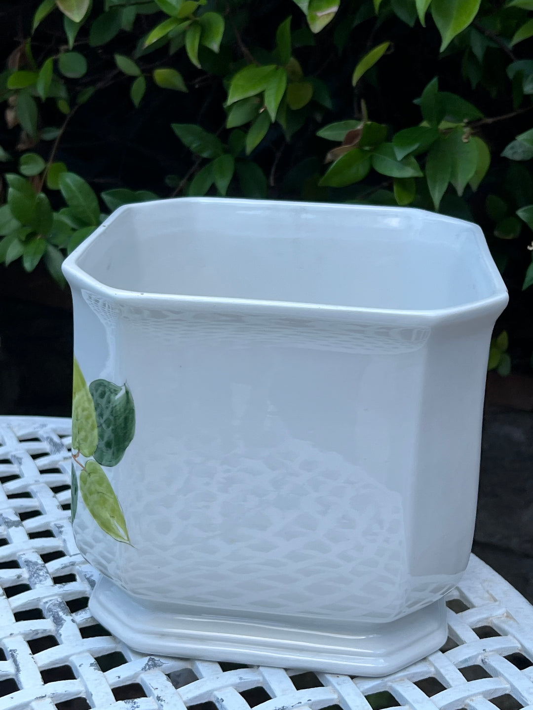 Cachepot in ceramica Ceramica d’Este decoro pomodori