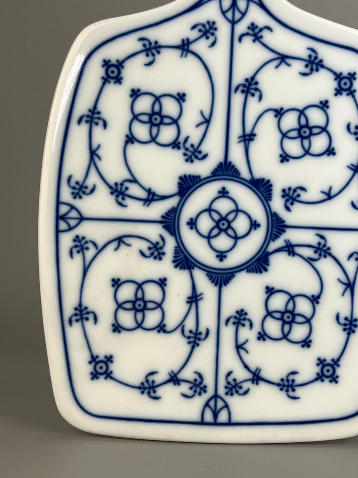 Tagliere in porcellana decoro blu