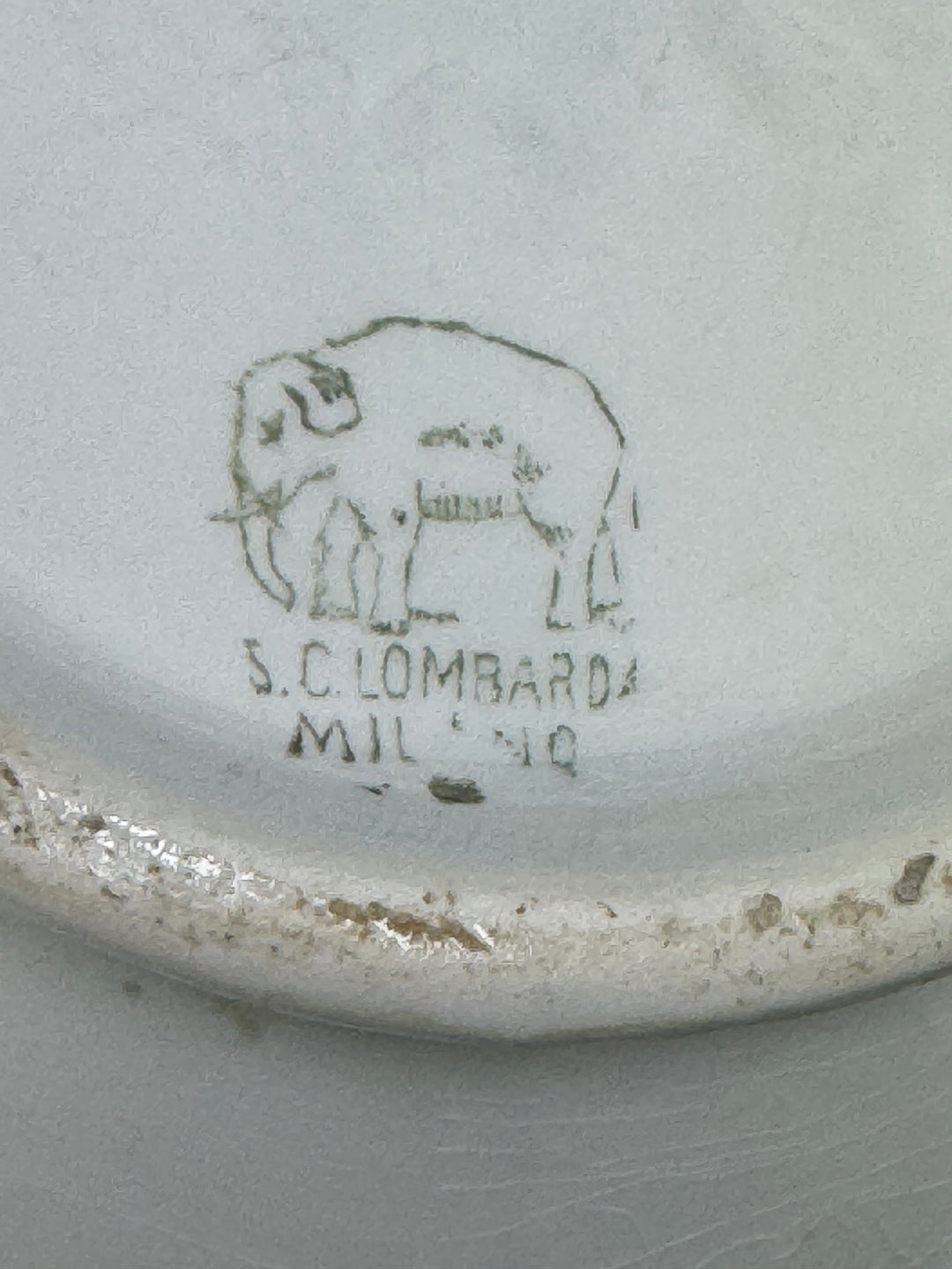 Brocca in ceramica dipinta a mano Società Ceramica Lombarda Milano