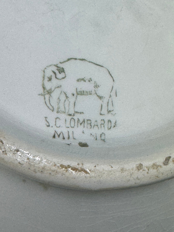 Brocca in ceramica dipinta a mano Società Ceramica Lombarda Milano