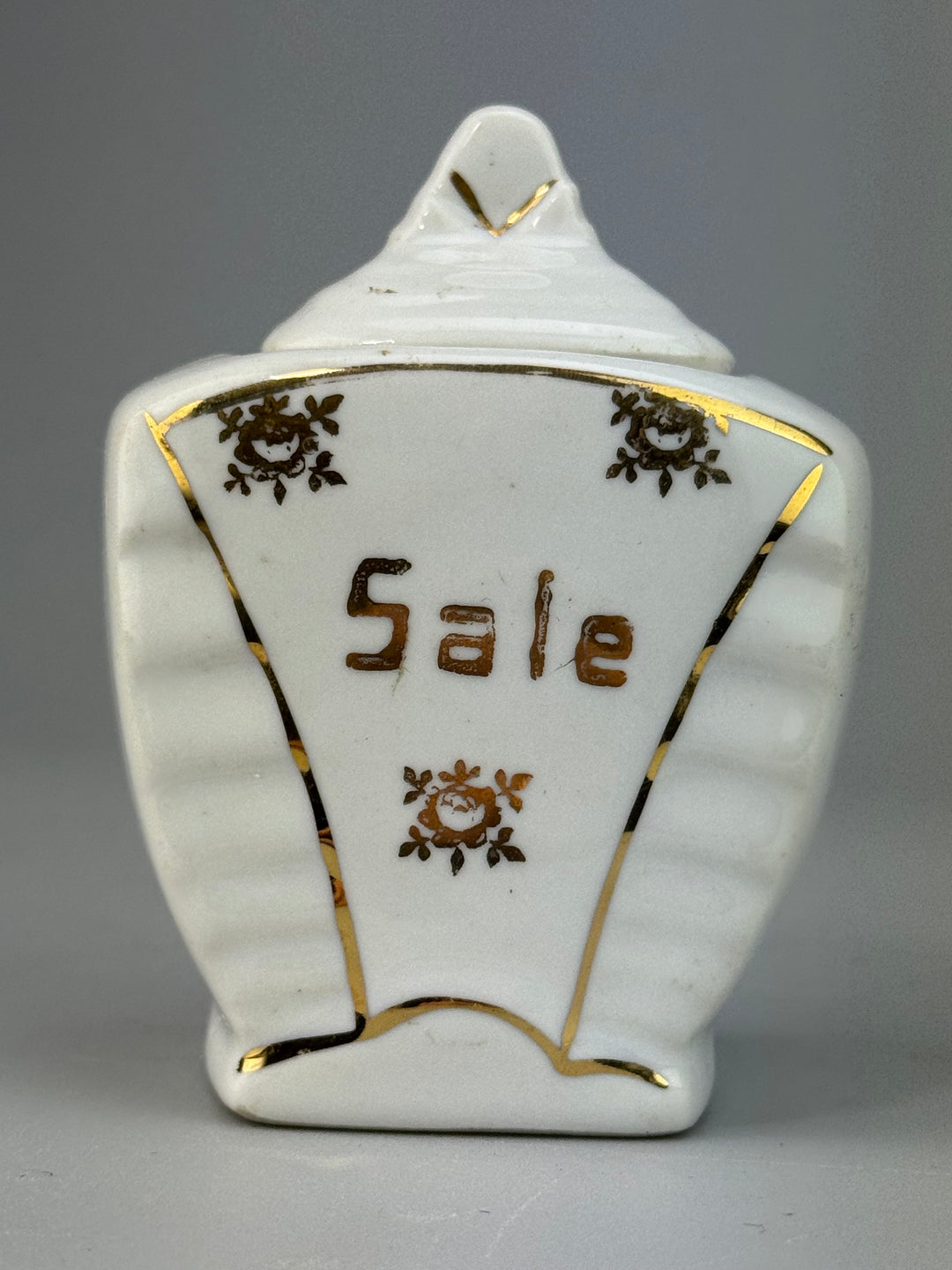 Set barattoli in porcellana Sale e Caffè vintage