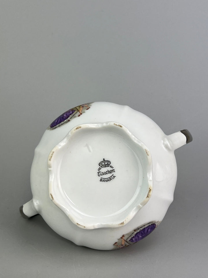 Servizio da caffè Bavaria da dodici persone decoro argentato