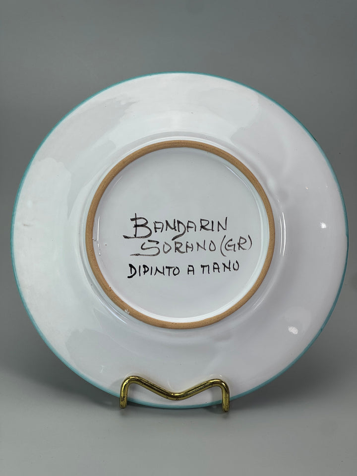 Set di 6 Piattini in ceramica dipinta a mano Bandarin Sorano
