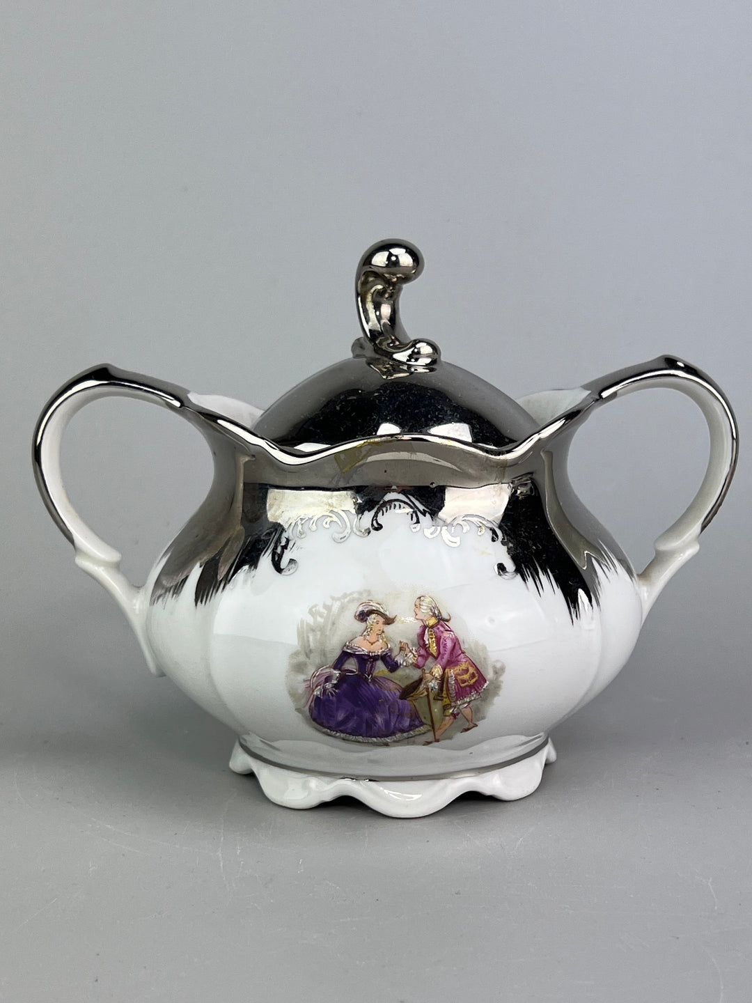 Servizio da caffè Bavaria da dodici persone decoro argentato