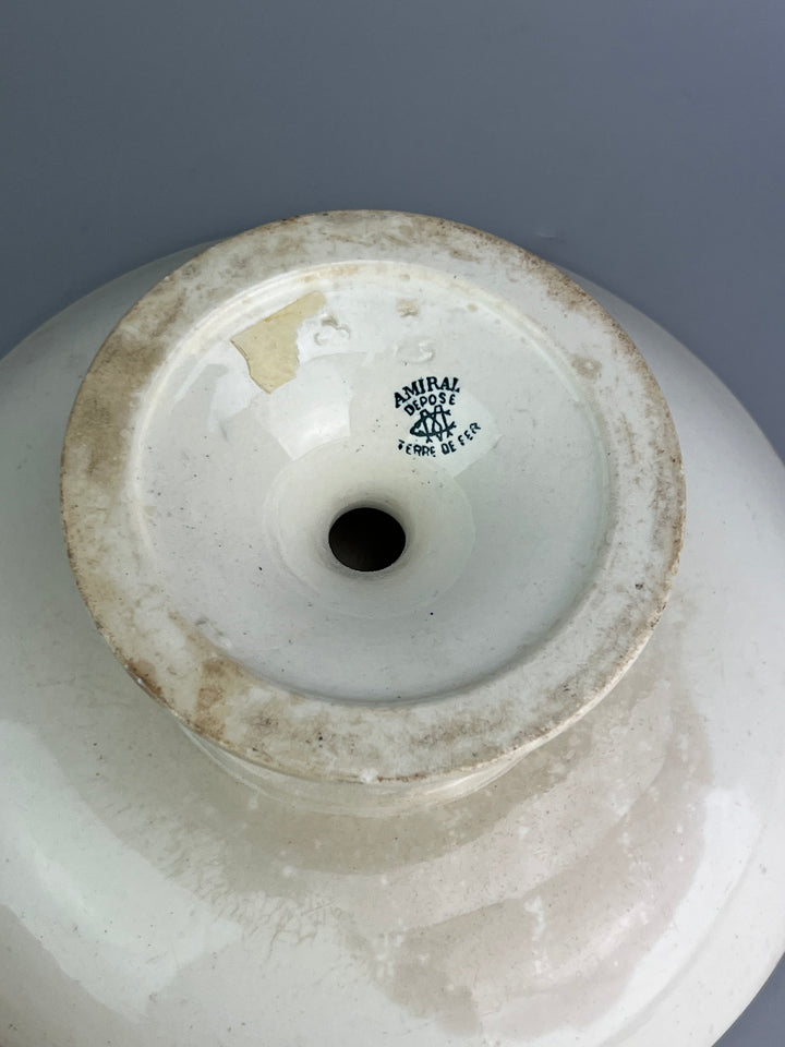 Alzata in ceramica “Amiral Déposé” Terre de Fer