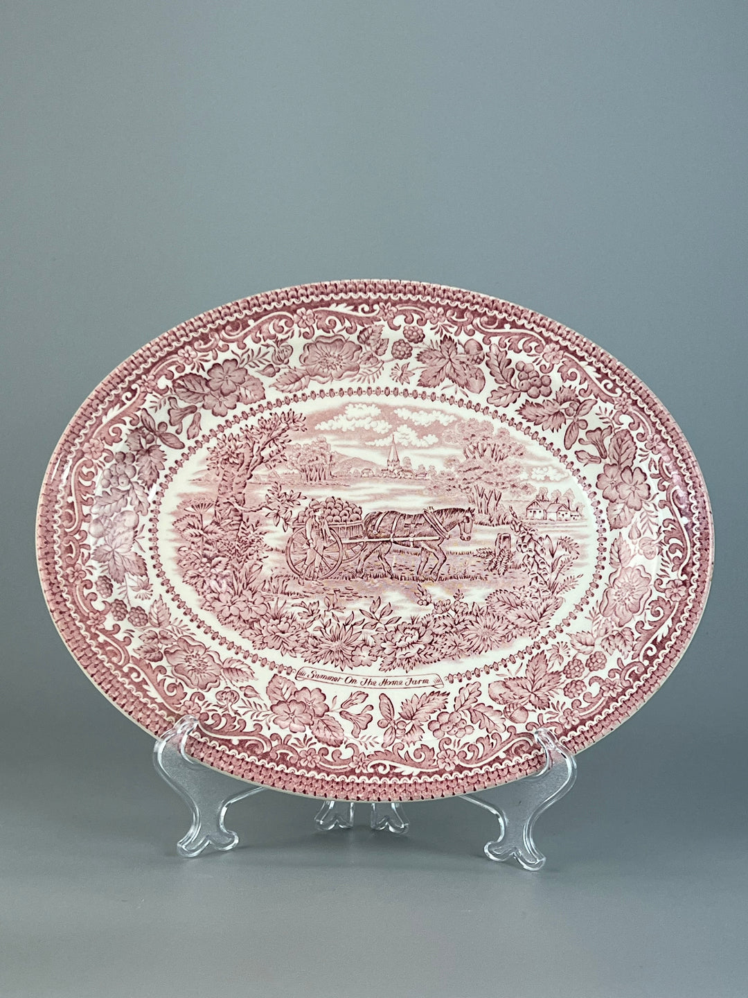 Vassoio ceramica inglese vintage