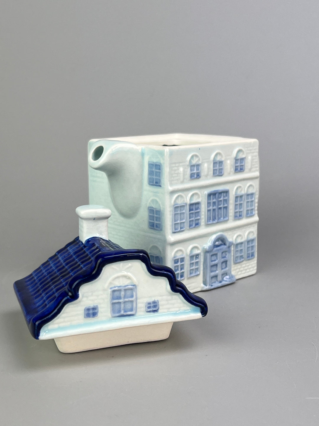 Teiera ceramica Delfts Blauw dipinta a mano