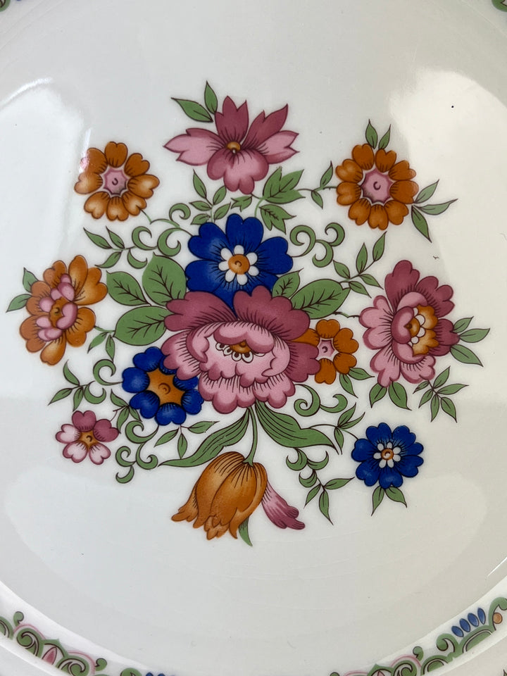Set Macedonia Pontesa – Decoro "Rosaleda", 14 Pezzi in Porcellana Decorata