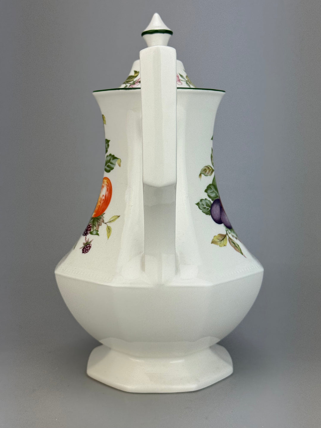 Caffettiera in ceramica inglese Johnson Bros decoro Fresh Fruit