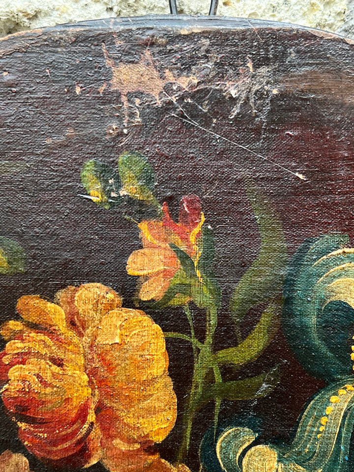 Coppia Quadri Bouquet olio su tela primi '900