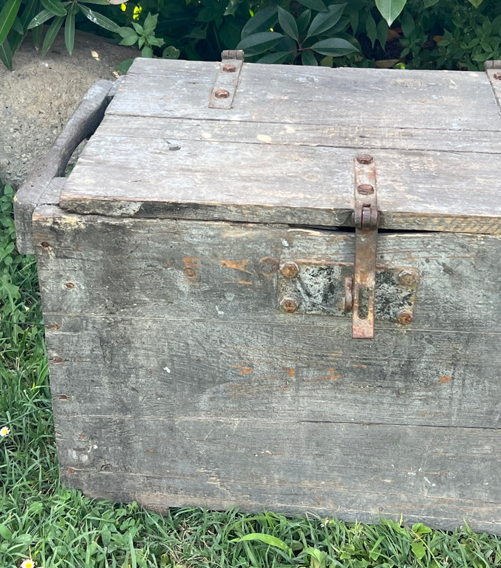 Baule Cassapanca legno vintage