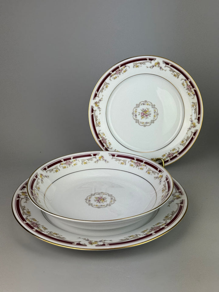 Servizio da tavola vintage per 12 persone Laklain Versailles