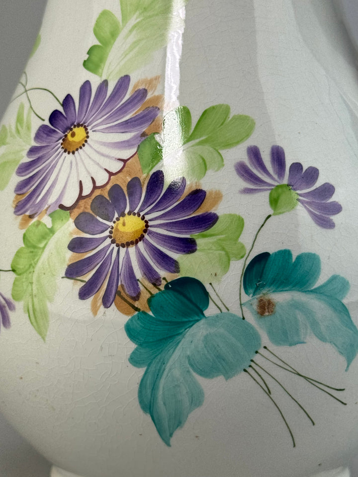 Brocca in ceramica dipinta a mano Società Ceramica Lombarda Milano