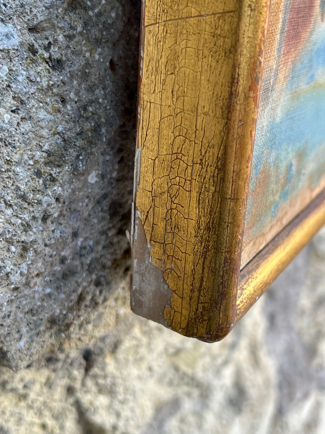 Quadro olio su tela Renato Rimassa, Fuga d’Archi (1958)