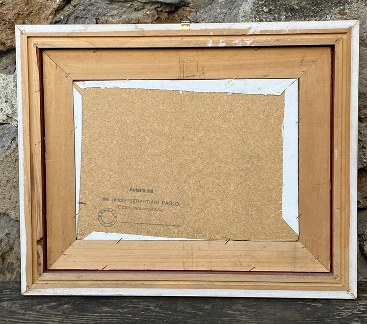 Quadro olio su tela Sebastiani Paolo