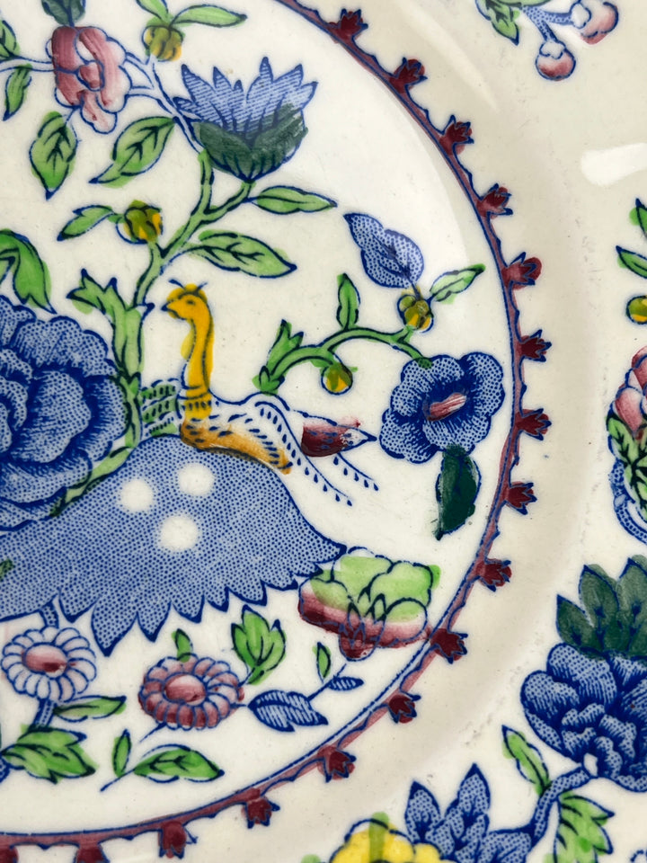 Piattino ceramica Mason’s decoro regency