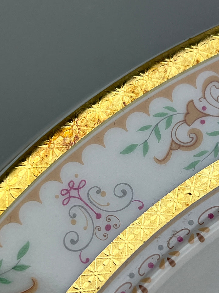 Servizio da tavola per 12 persone Bischofsthal Bavaria decorata in oro