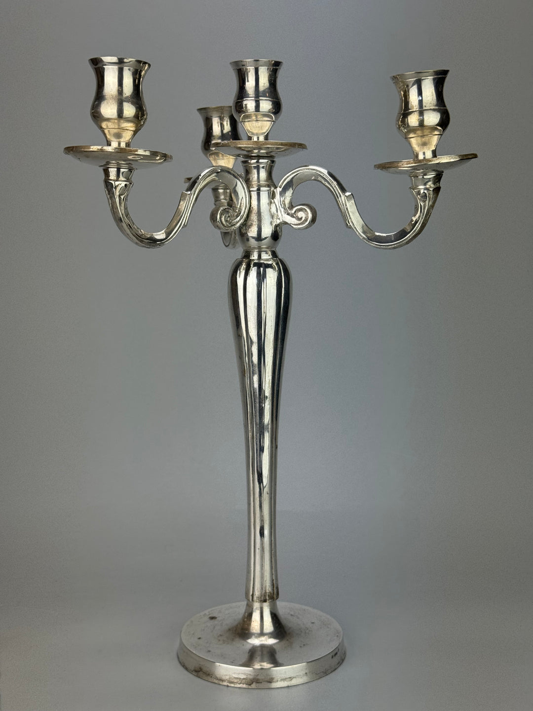 Candelabro Silverplated a 4 Fiamme King's House Sheffield Collection