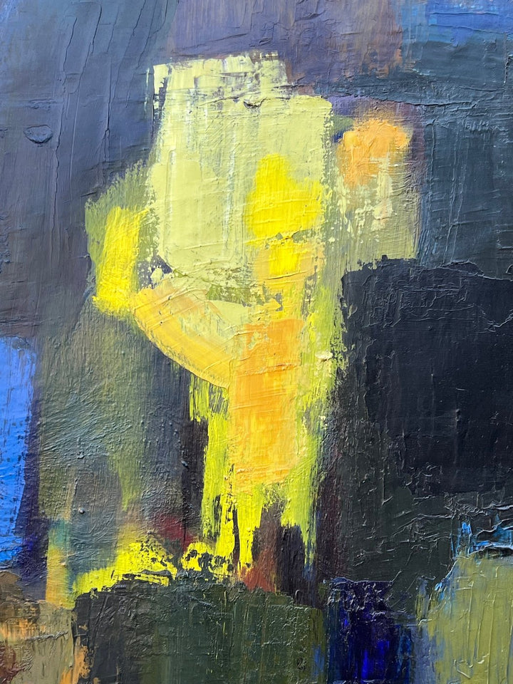 Quadro olio su tela arte astratta contemporanea